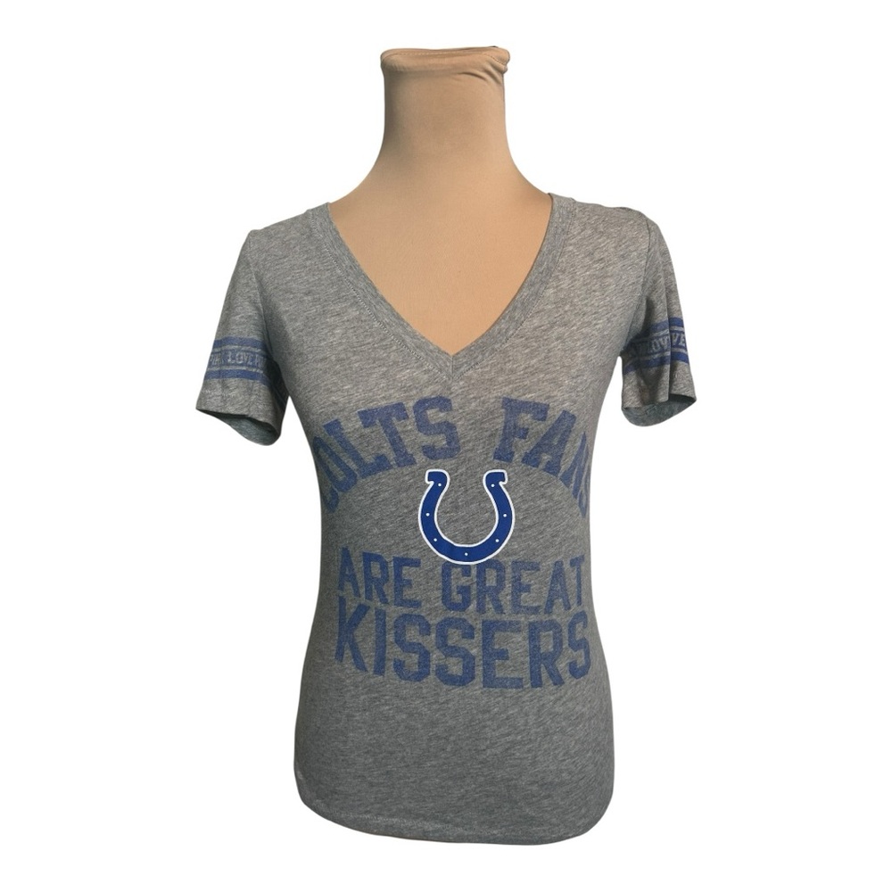 PINK Victoria’s Secret x NFL “Colts Fans Are Good Kissers” V-Neck Tee - Size XS